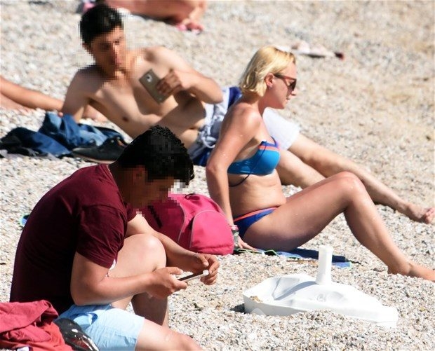 İşte kadın turisti rahatsız eden o anlar