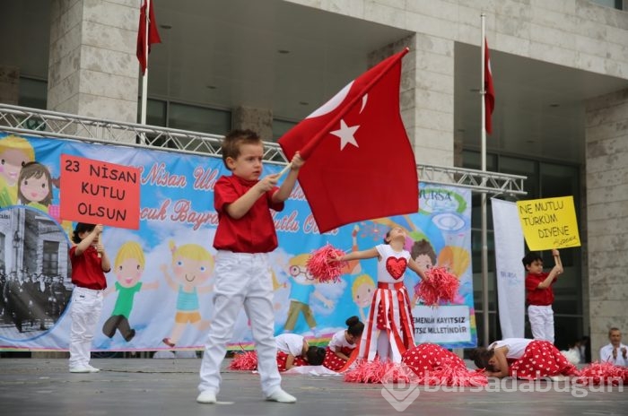 23 Nisan Ulusal Egemenlik ve Çocuk Bayramı Bursa'da kutlandı	