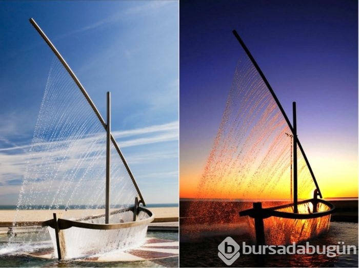 Bu 'fıskiye'ler tam bir sanat eseri