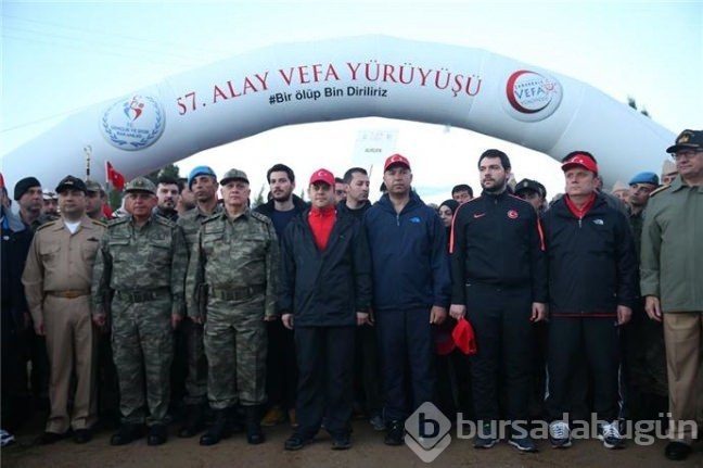 ''57. Alay Vefa Yürüyüşü'' başladı