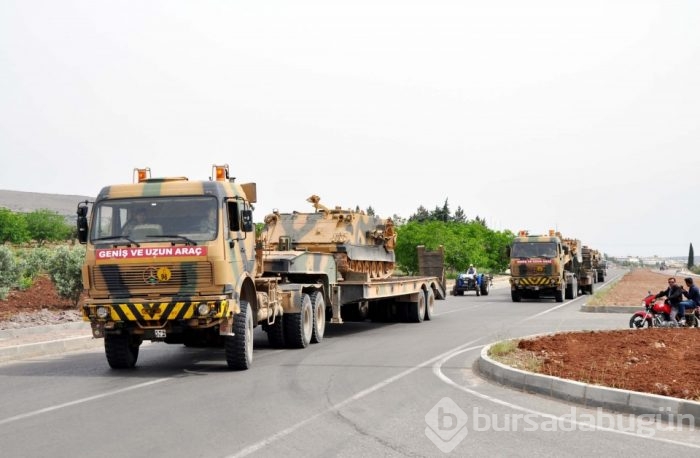 Kilis'e zırhlı araç sevkiyatı