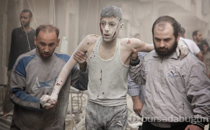 Rus savaş uçakları Halep'i vurdu