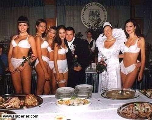 Yok artık dedirten düğün fotoğrafları