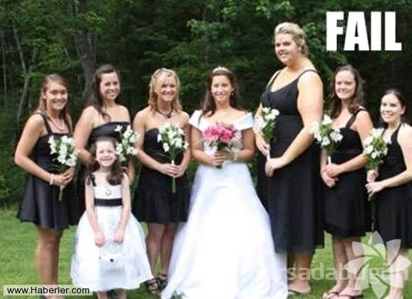 Yok artık dedirten düğün fotoğrafları