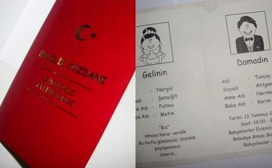 En yaratıcı düğün davetiyeleri