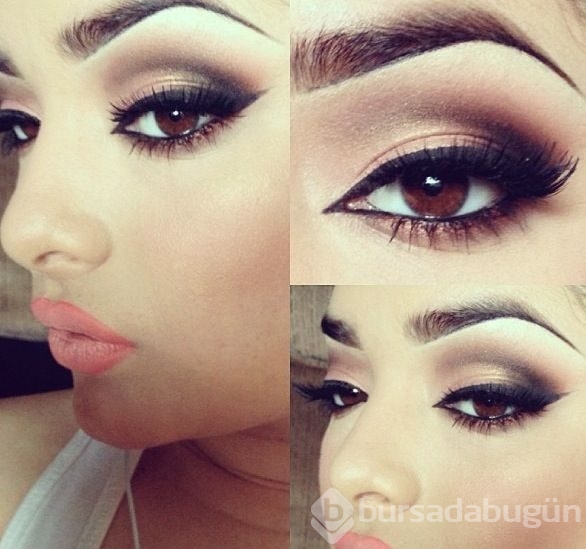 Cut crease makyaj örnekleri