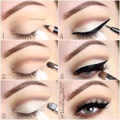 Cut crease makyaj örnekleri