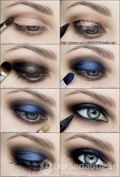 Cut crease makyaj örnekleri