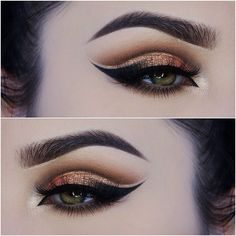 Cut crease makyaj örnekleri