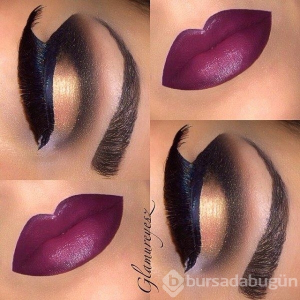 Cut crease makyaj örnekleri