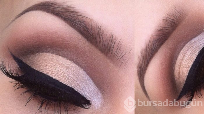 Cut crease makyaj örnekleri