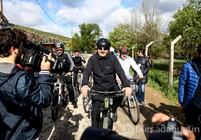Bakanlar sağlıklı yaşam için pedal çevirdi