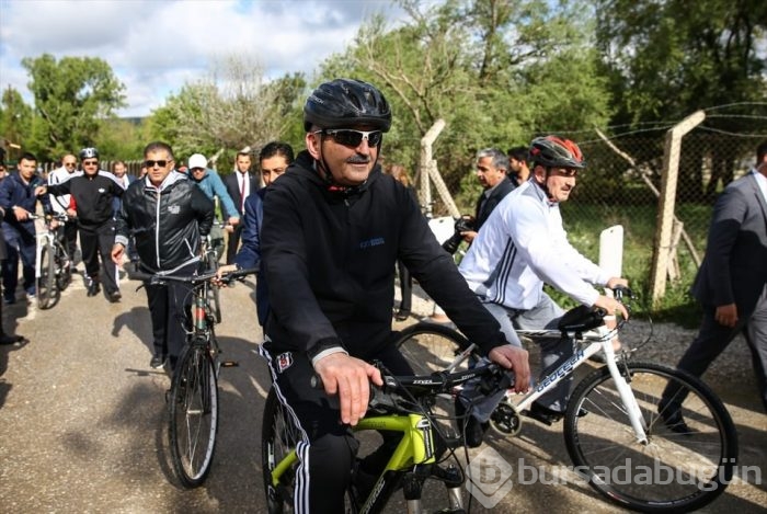 Bakanlar sağlıklı yaşam için pedal çevirdi