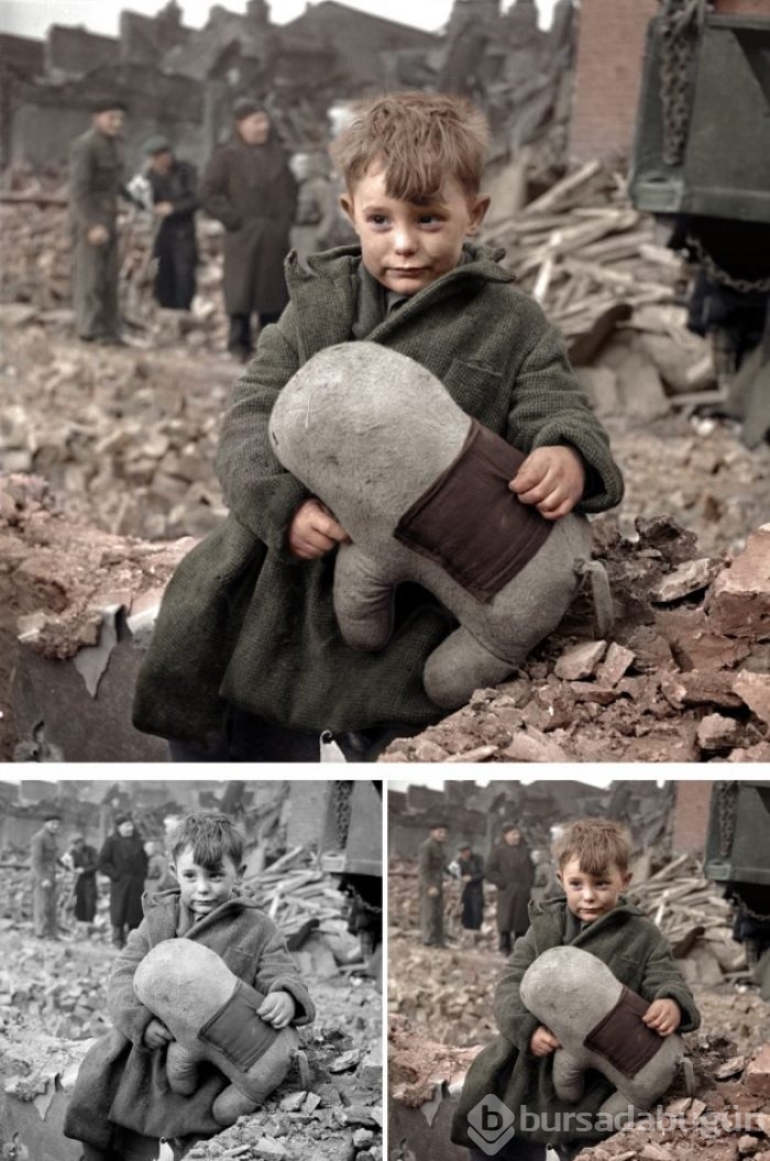 &#8203;Siyah beyaz fotoğraflara yeniden hayat veren sanatçıdan 15 fotoğraf
