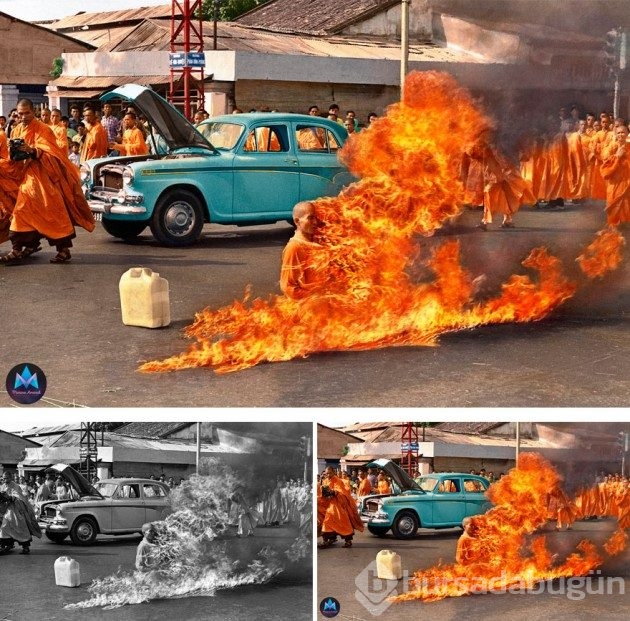 &#8203;Siyah beyaz fotoğraflara yeniden hayat veren sanatçıdan 15 fotoğraf
