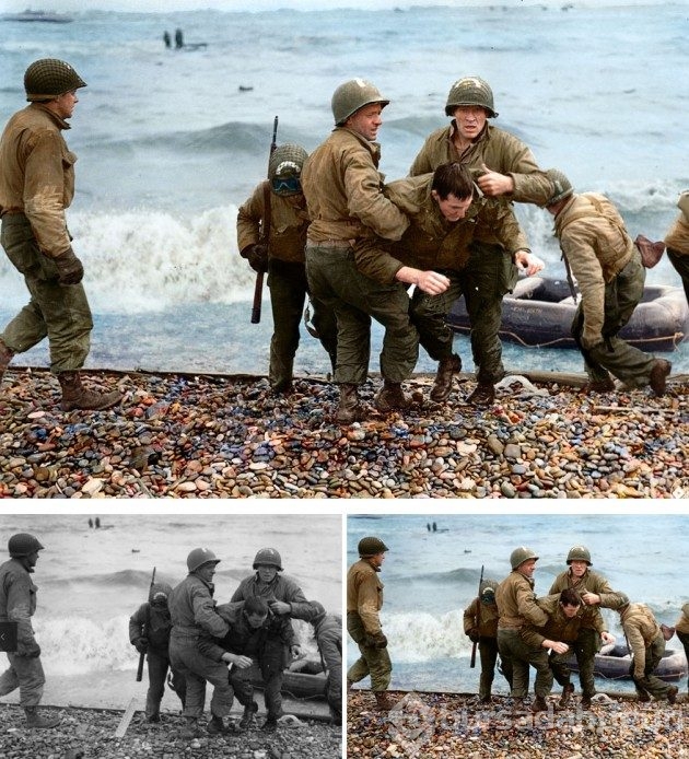 &#8203;Siyah beyaz fotoğraflara yeniden hayat veren sanatçıdan 15 fotoğraf
