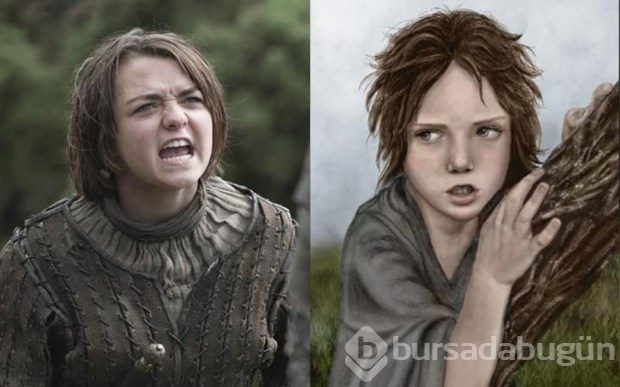 Game of Thrones karakterleri kitapta nasıl görünüyor
