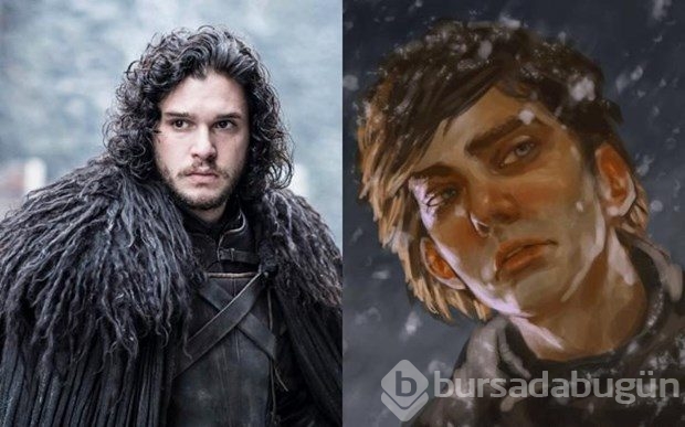 Game of Thrones karakterleri kitapta nasıl görünüyor
