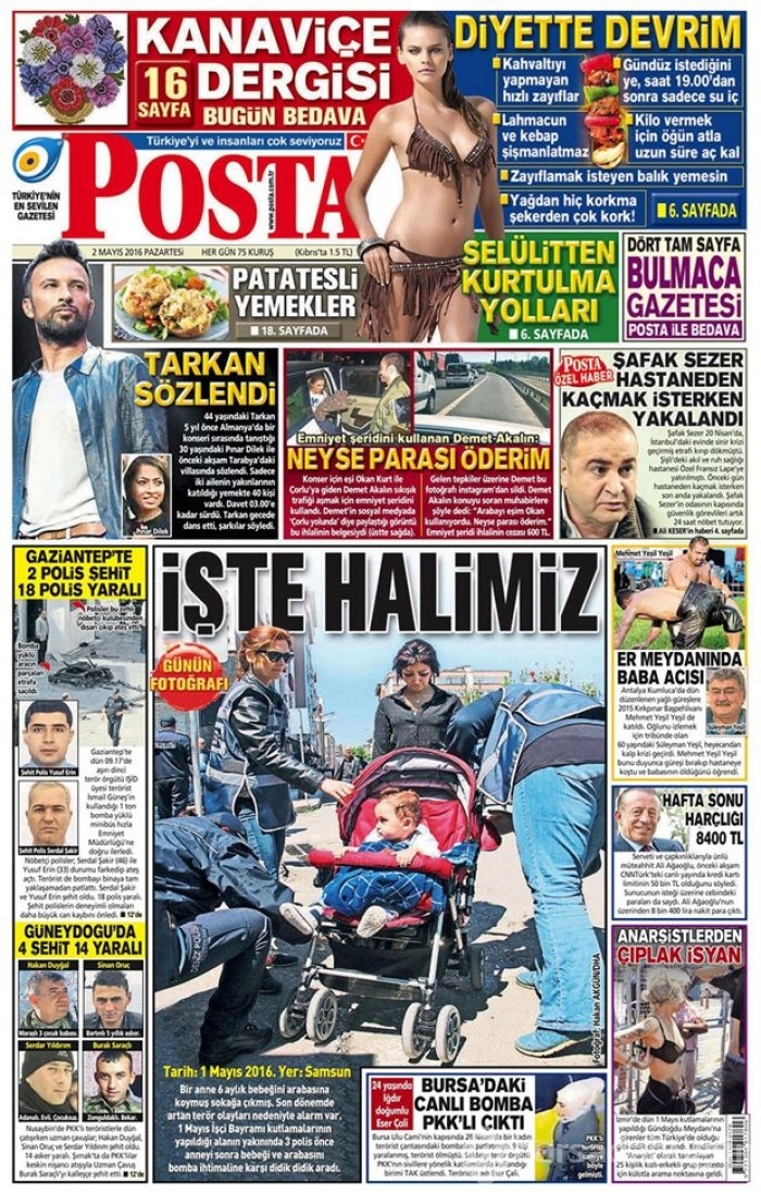 Günün gazete manşetleri - 2 Mayıs 2016