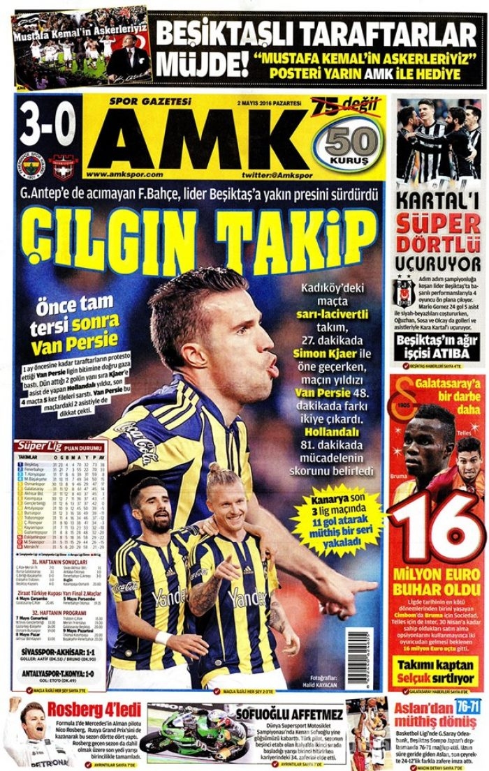 Günün gazete manşetleri - 2 Mayıs 2016