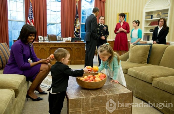 Özel fotoğraflarla Beyaz Saray'da 'Obama'