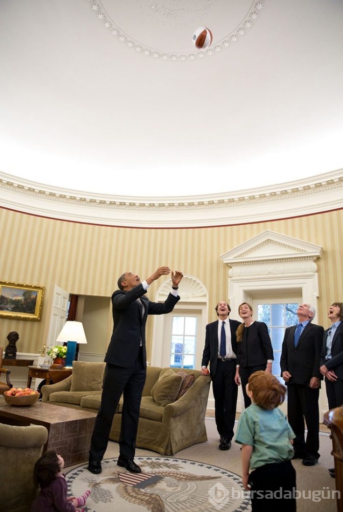Özel fotoğraflarla Beyaz Saray'da 'Obama'
