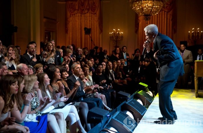 Özel fotoğraflarla Beyaz Saray'da 'Obama'