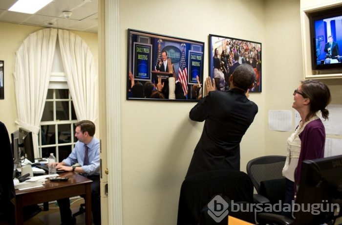 Özel fotoğraflarla Beyaz Saray'da 'Obama'