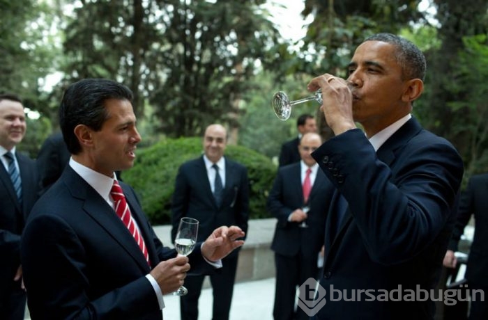 Özel fotoğraflarla Beyaz Saray'da 'Obama'