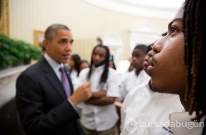 Özel fotoğraflarla Beyaz Saray'da 'Obama'