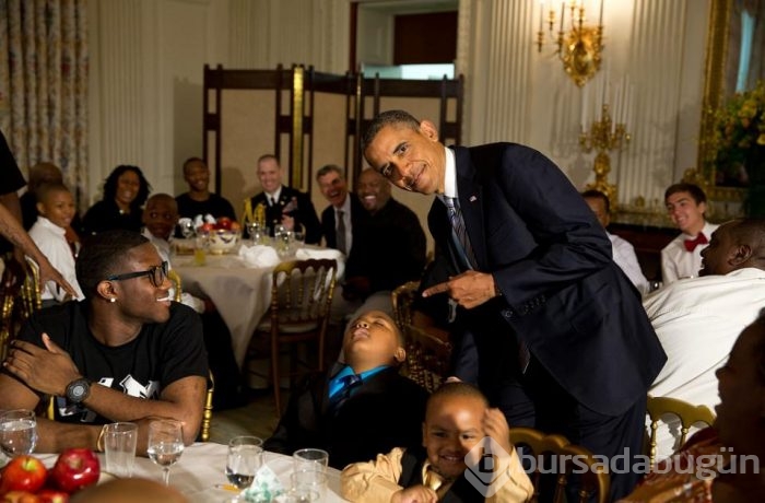 Özel fotoğraflarla Beyaz Saray'da 'Obama'