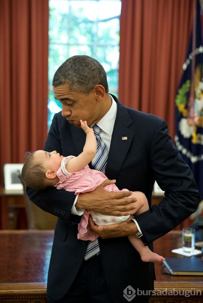 Özel fotoğraflarla Beyaz Saray'da 'Obama'