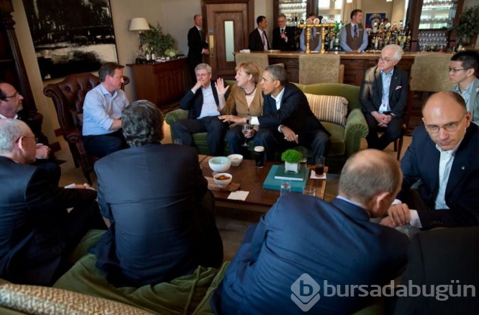 Özel fotoğraflarla Beyaz Saray'da 'Obama'