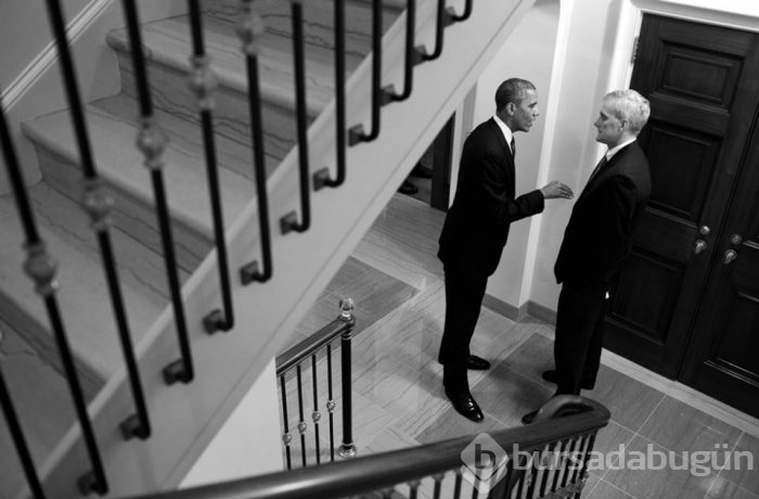Özel fotoğraflarla Beyaz Saray'da 'Obama'