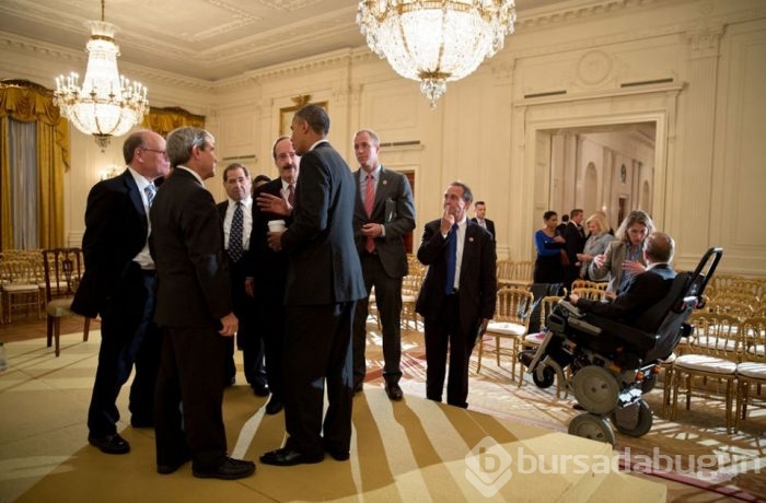 Özel fotoğraflarla Beyaz Saray'da 'Obama'