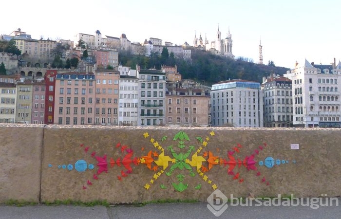 Grafiti ile origami birleşince ortaya bunlar çıktı