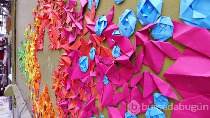 Grafiti ile origami birleşince ortaya bunlar çıktı