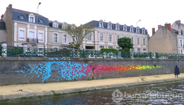 Grafiti ile origami birleşince ortaya bunlar çıktı