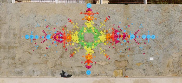 Grafiti ile origami birleşince ortaya bunlar çıktı