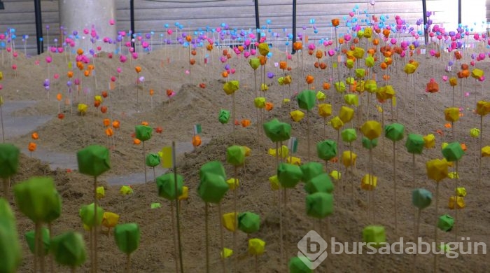 Grafiti ile origami birleşince ortaya bunlar çıktı