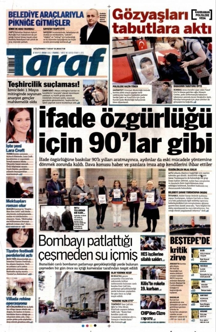 3 Mayıs 2016 gazete manşetleri