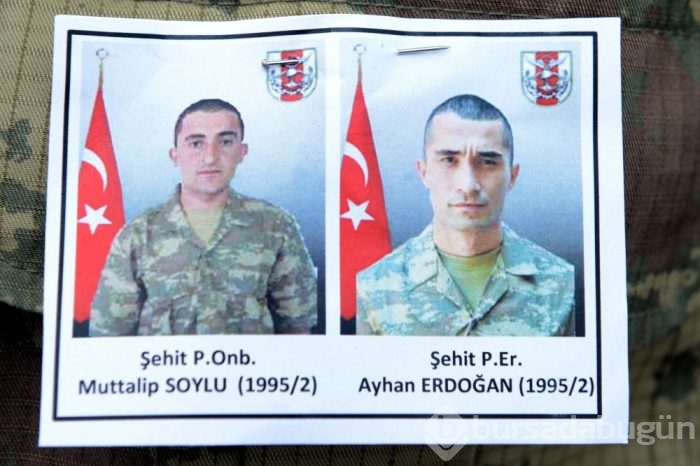 Hakkari şehitlerine veda