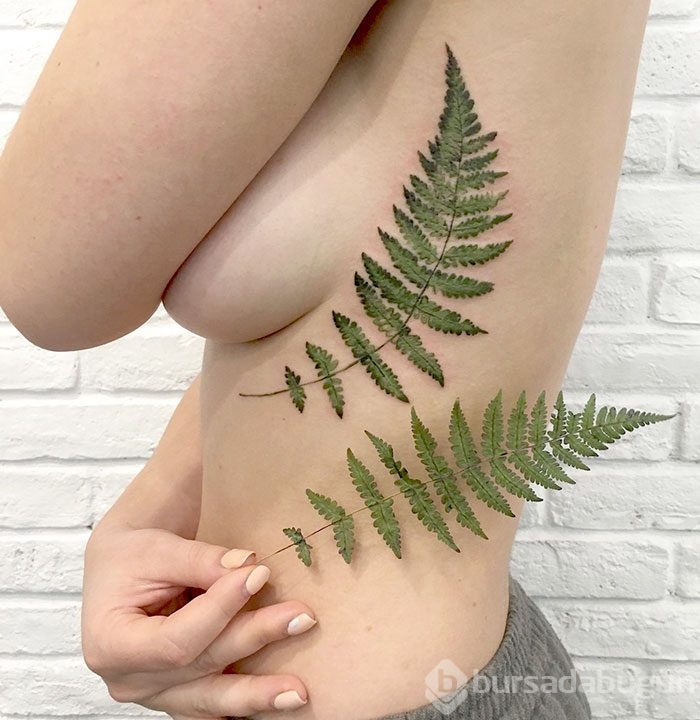 Dövmede en son moda:  Botanik dövme