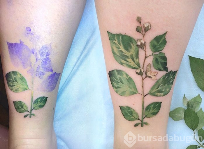 Dövmede en son moda:  Botanik dövme