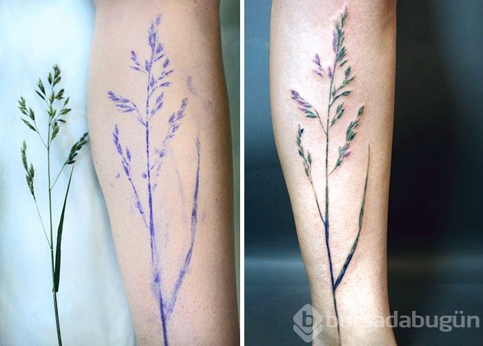 Dövmede en son moda:  Botanik dövme