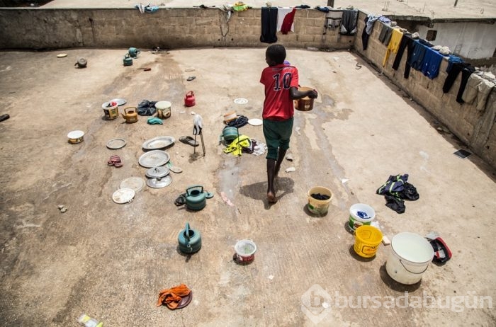 Senegal'de yatılı bir Kuran kursu
