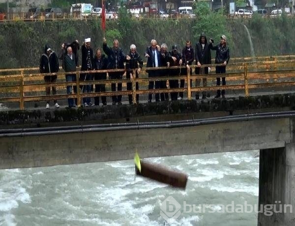 Rize'de tabutlu eylem