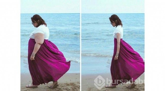Kadın zayıflayınca...
