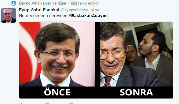 Davutoğlu istifa etti tweetler patladı!
