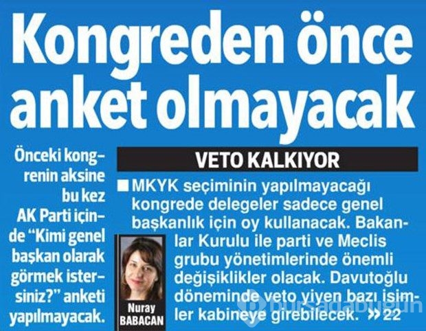 Günün gazete manşetleri 6 Mayıs 2016
